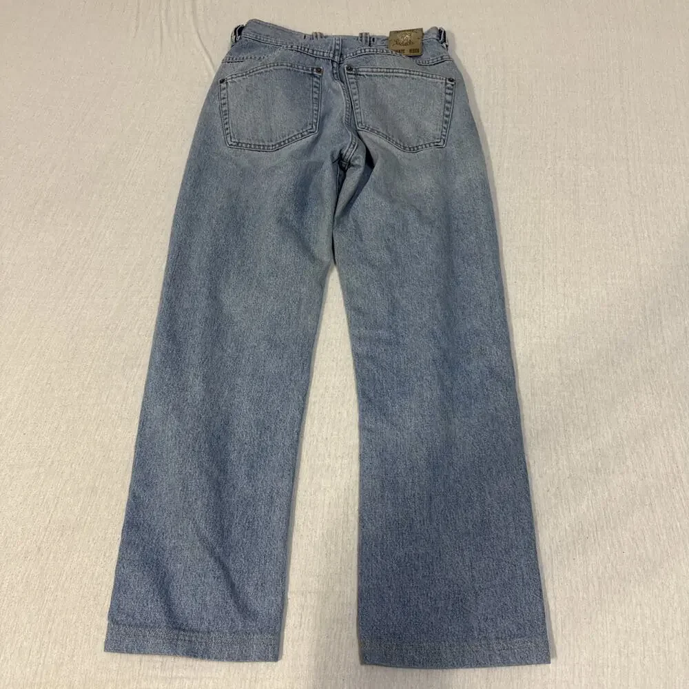 Diesel Saddle Jeans Mens 29x29 Light Blue Vintage 90s Tapered Relaxed Fit Italy